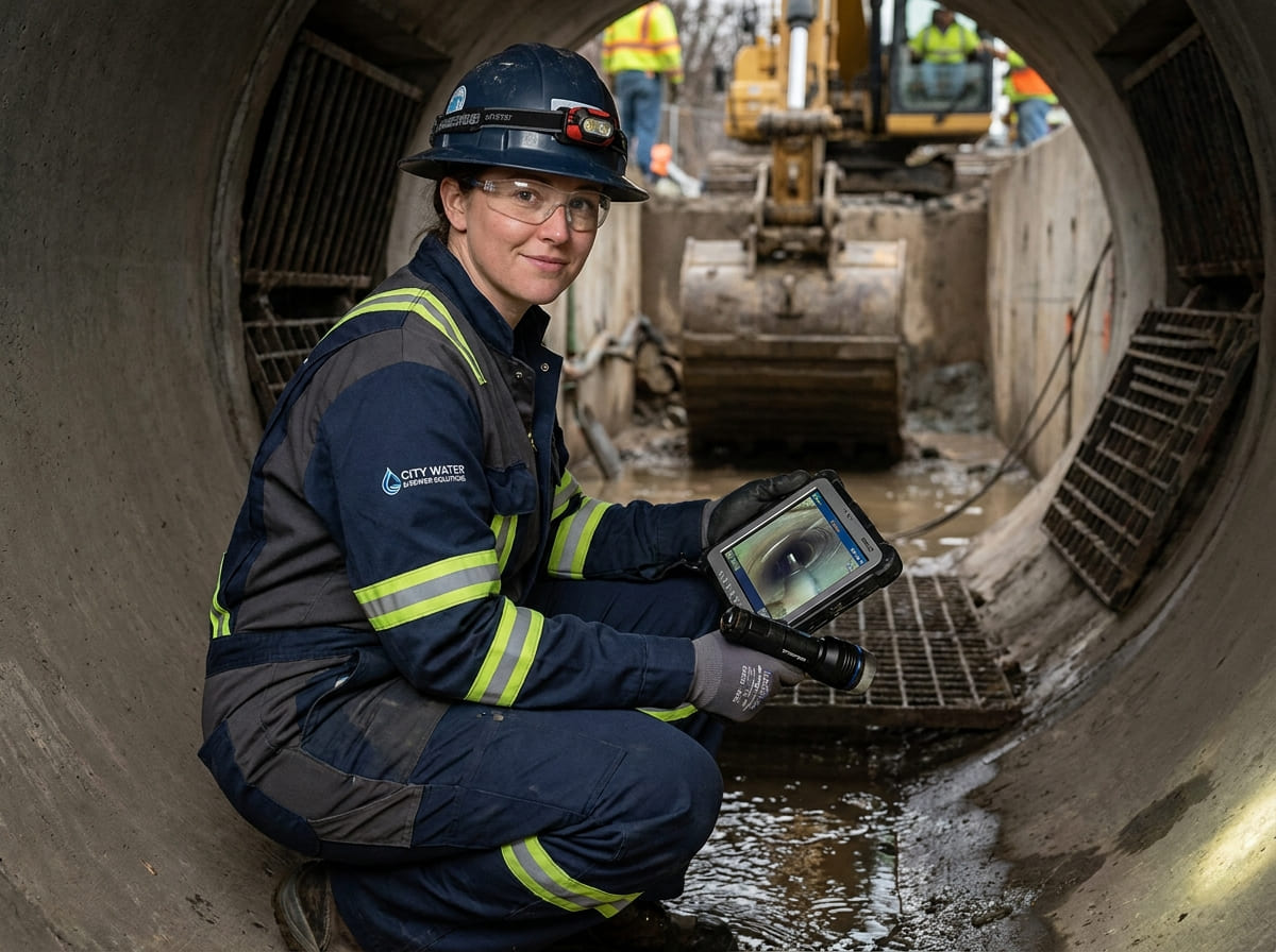 Sewer Line Inspection & Replacement in Pendleton